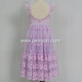 Party Organza Floral Princess Girl Dress